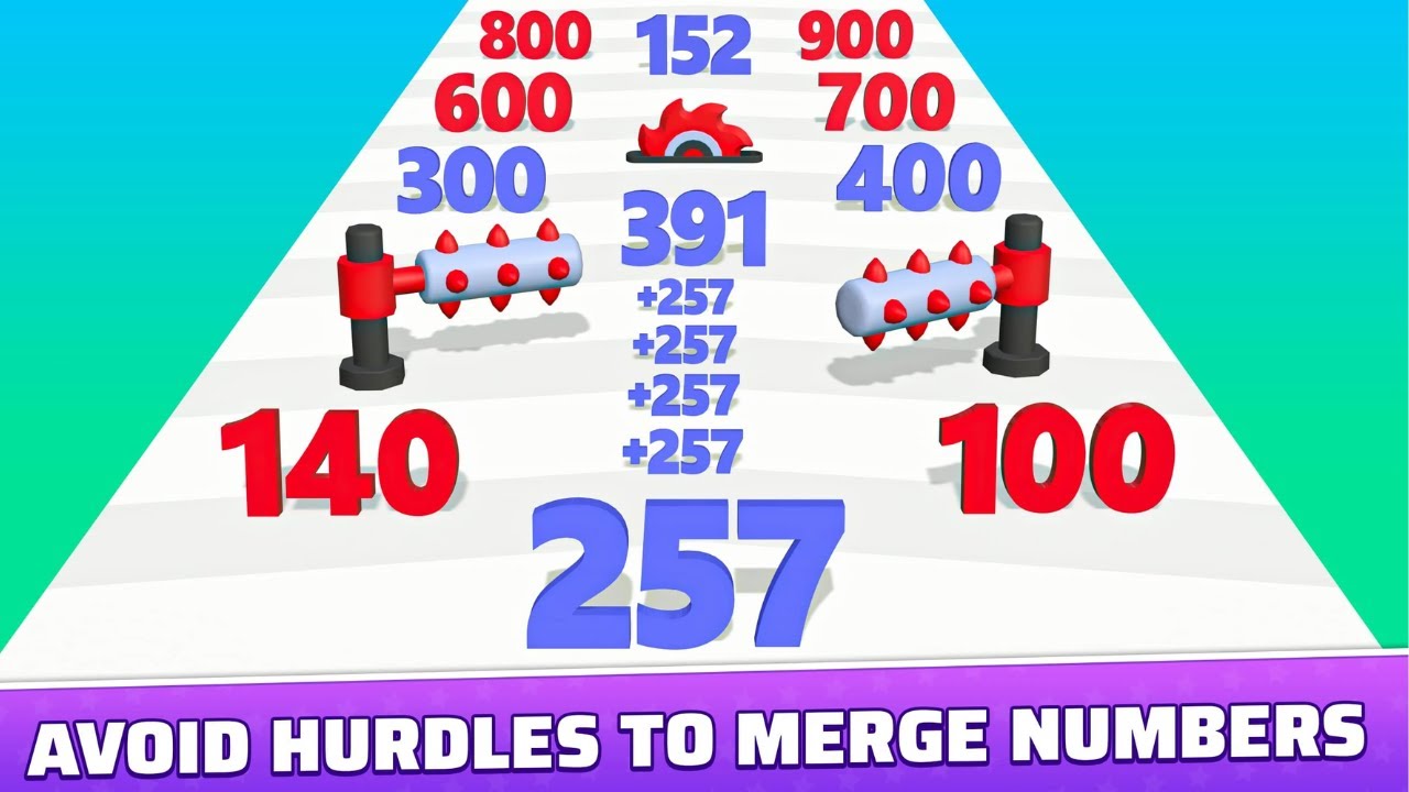 Number Run Race Gameplay | Grow Your Numbers Fast