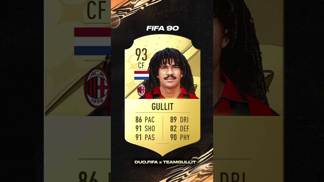 How Did Ruud Gullit Become A TOTY Icon?