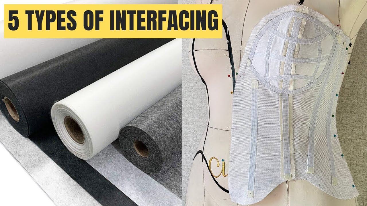 CORSET INTERFACING 101: The best interfacing for Corsets/Bustiers and Garments