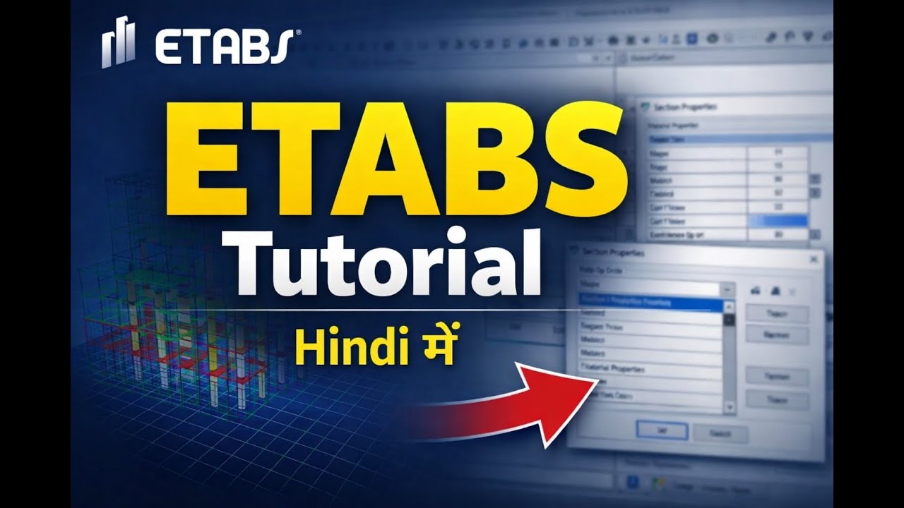 ETABS Tutorial in Hindi | Grid Creation, Levels & Navigation | ETABS Basics for Beginners