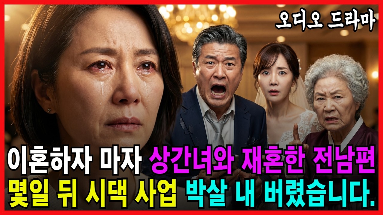 이혼하자마자 상간녀와 재혼한 전남편, 며칠 뒤 시댁 계좌 싹 다 막아버렸습니다. [ 오디오드라마 가족사연 감동사연 시니어드라마 고부갈등 오디오북 반전사연]