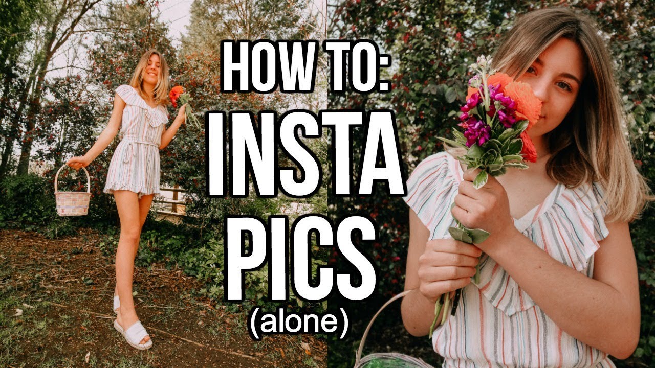 How to Take + Edit Instagram Pictures Alone! | Sophia Pruett