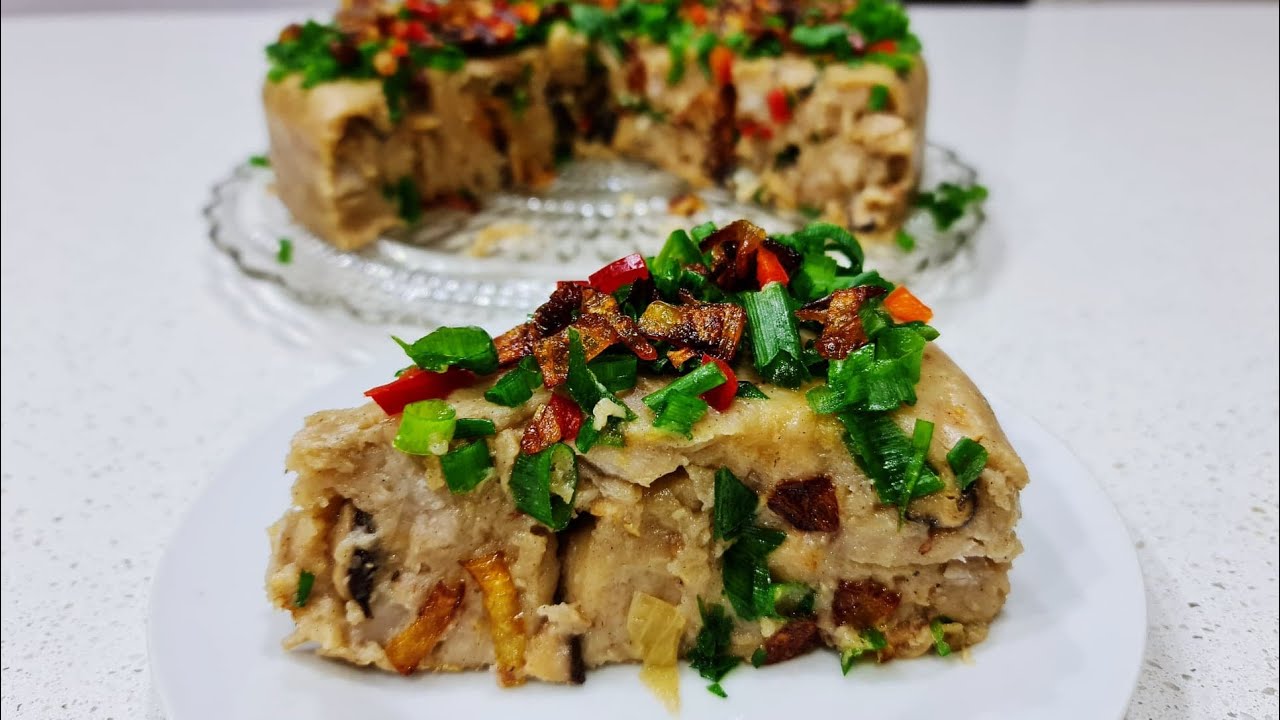 Taro Cake  芋头糕  Easy and delicious recipe  简易好吃的芋头糕食谱