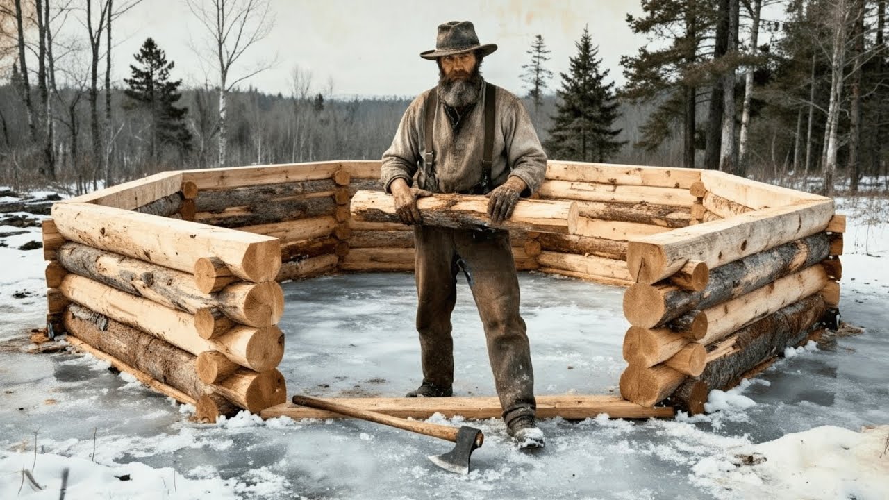 Neighbors Laughed When He Built an Octagon Cabin — Until It Stayed 15 Degrees Warmer Than Theirs