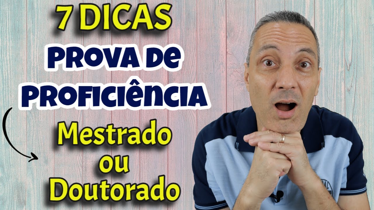 7 dicas para a prova de proficiência do Mestrado ou Doutorado
