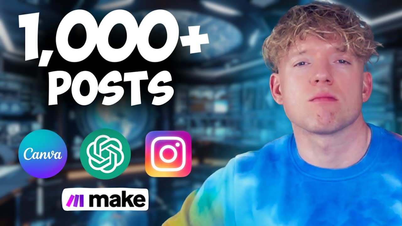 Увеличьте количество публикаций в Instagram в 100 раз с помощью Canva + Make (НОВИНКА)