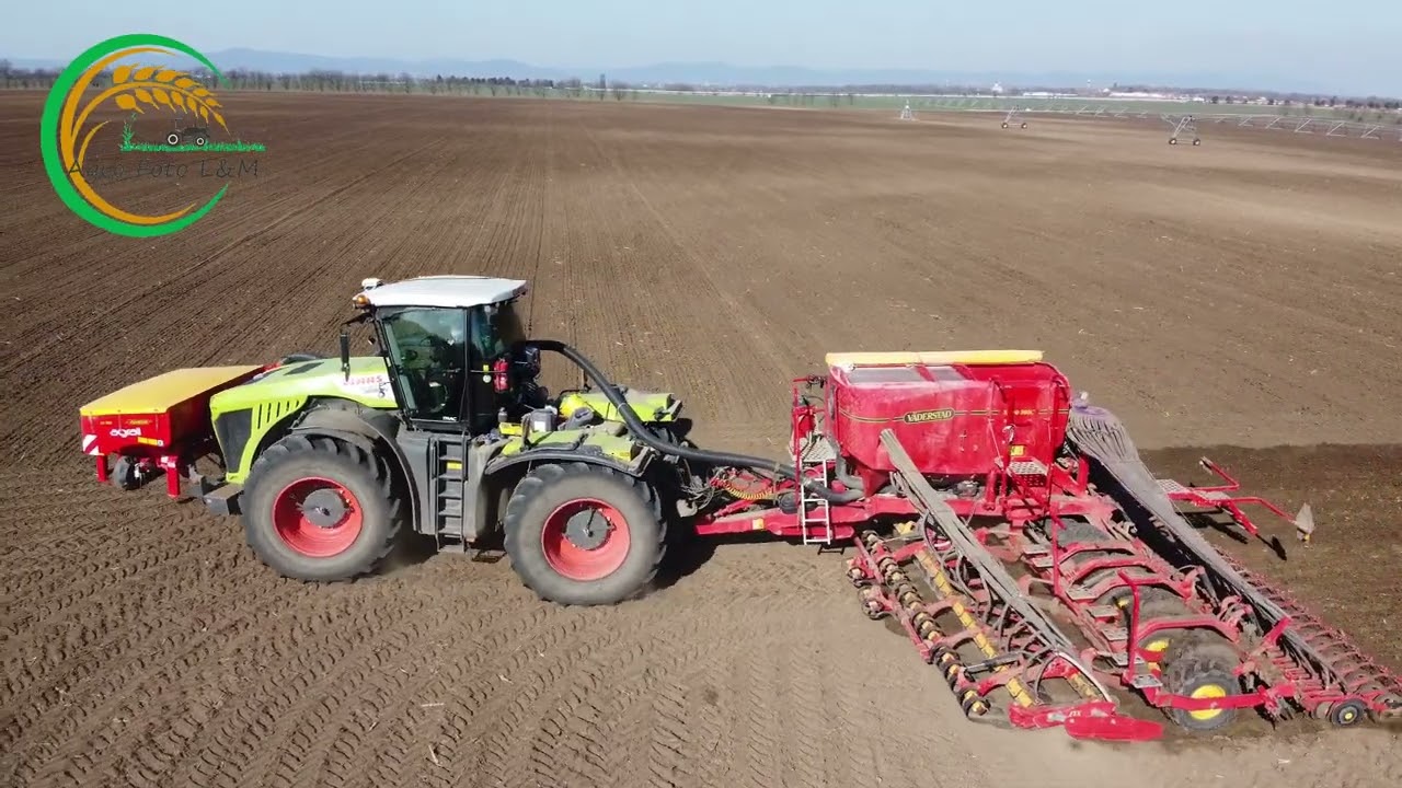 Claas Xerion 5000 + Väderstad Spirit 900C // Sejba Hrach 2022 // AgroMačaj