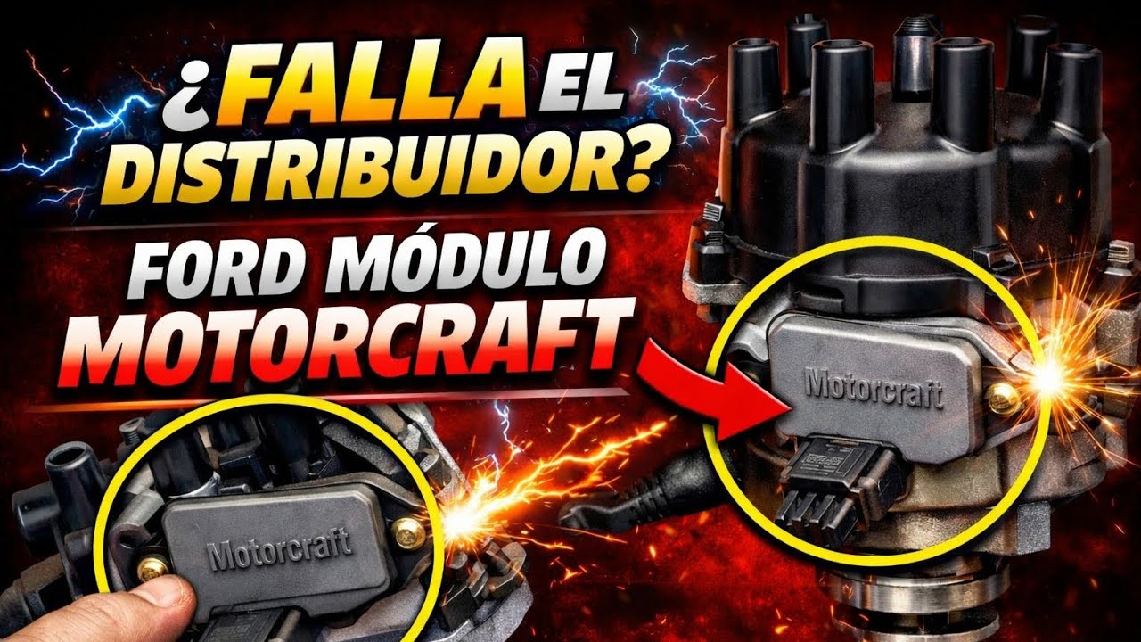 DISTRIBUIDOR FORD MODS VIEJITOS COMO CAMBIAR LA PASTILLA MAGNETICA O EFECTO HALL