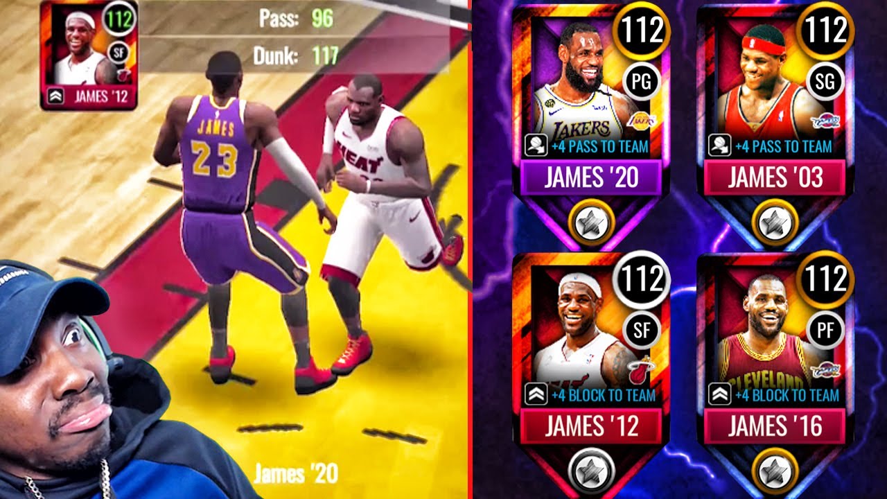 112 ОБЩ ЛЕБРОН ДЖЕЙМС НОЯБРЬСКИЙ МАСТЕРС! NBA Live Mobile 20 Сезон 4 Набор Начальный игровой проц...