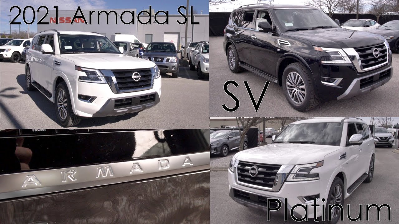 2021 Nissan Armada SV, SL, & Platinum Comparison-Luxury SUV Guide|Nissan of Cookeville