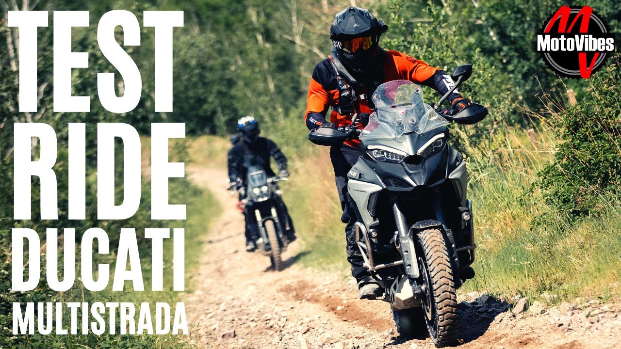 2022 DUCATI MULTISTRADA V4S OFFROAD Test Ride by KTM 1290 Super Adventure R Rider
