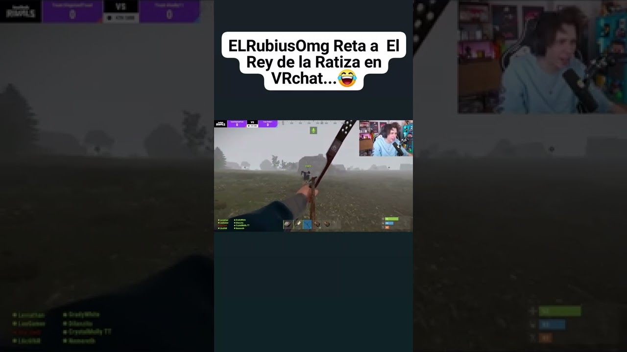 Rubius Reta a  El Rey de la Ratiza en VRchat...😂