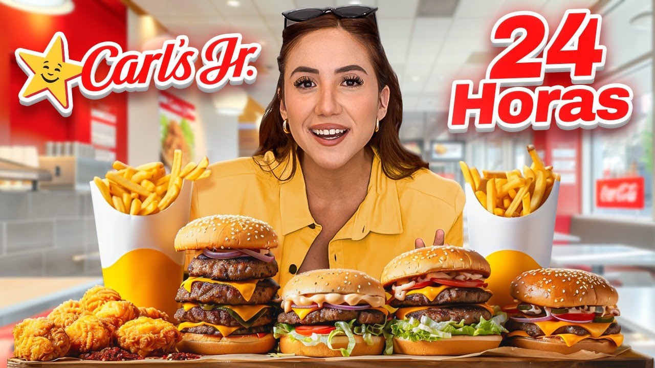 Sobreviviendo 24 horas con comida de Carl’s jr | Carolina Díaz