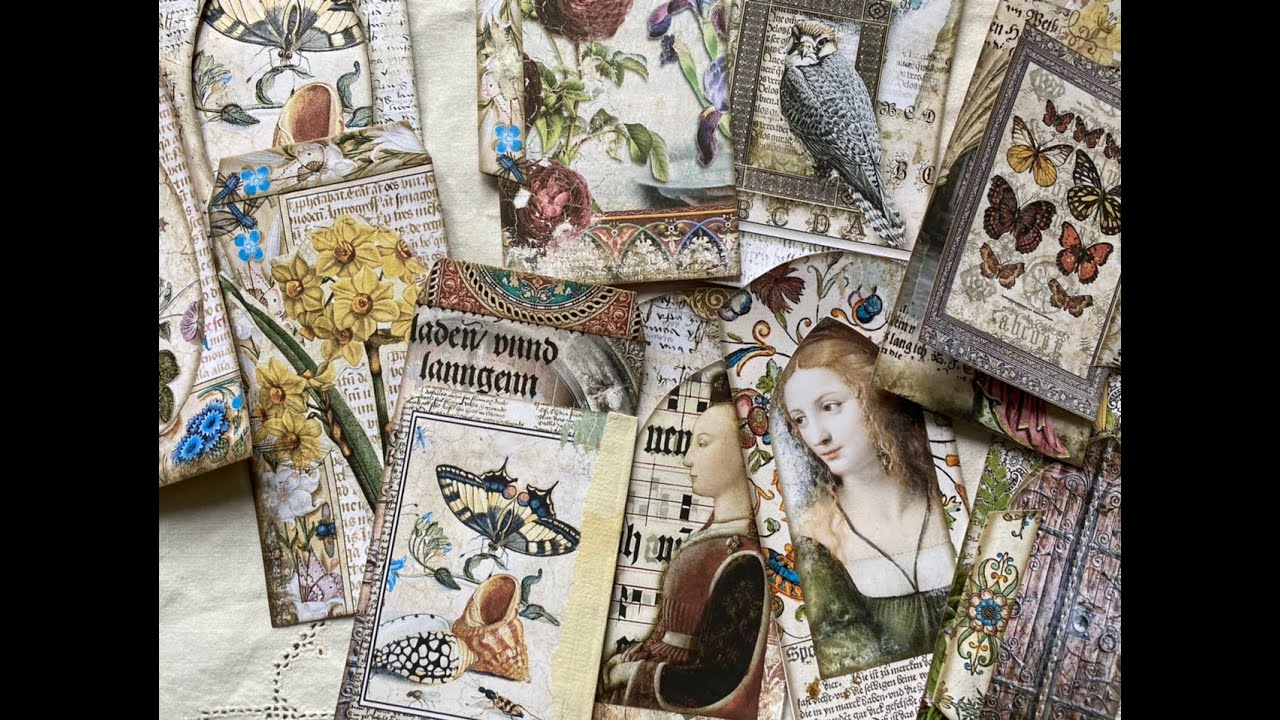 Junk Journal making more fun ephemera for Medieval Mirage Part 8