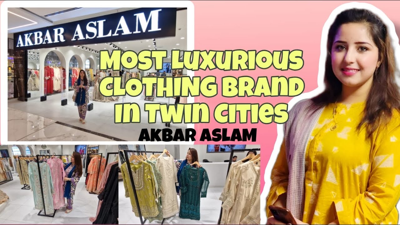 AKBAR ASLAM NOW IN RAWALPINDI Zeta Mall | Luxury Clothing Brand | Bridal Collection | Wedding Wear