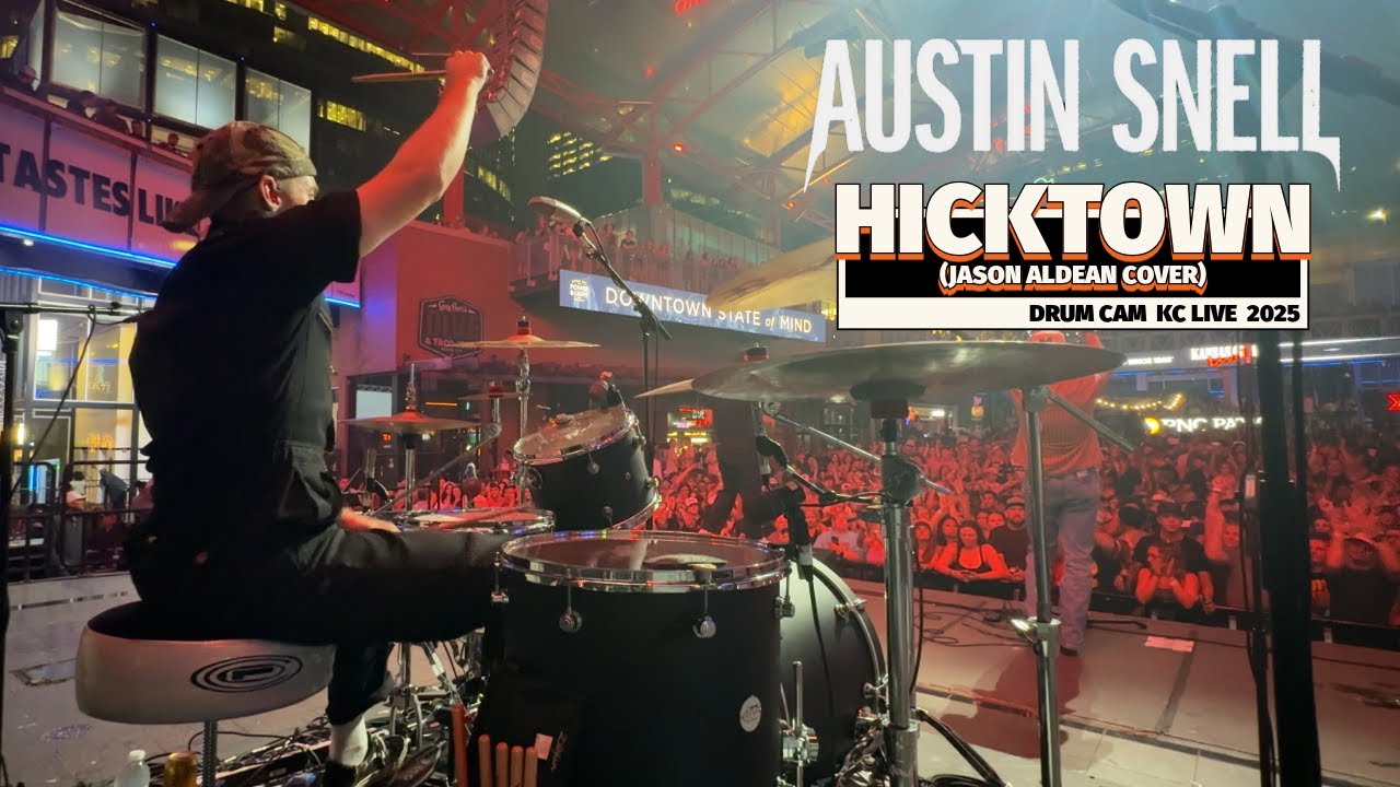 Hicktown (Jason Aldean Cover) - Drum Cam / Performed by Austin Snell