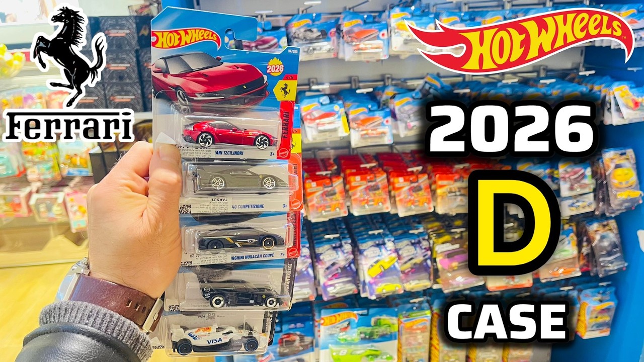 HOT WHEELS HUNT... 2026 D CASE SONUNDA İSTEDİĞİM FERRARİYE KAVUŞTUM...