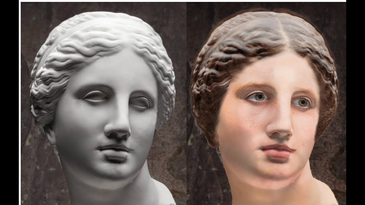 Reviviendo Estatua de Afrodita. Tutorial Photoshop.