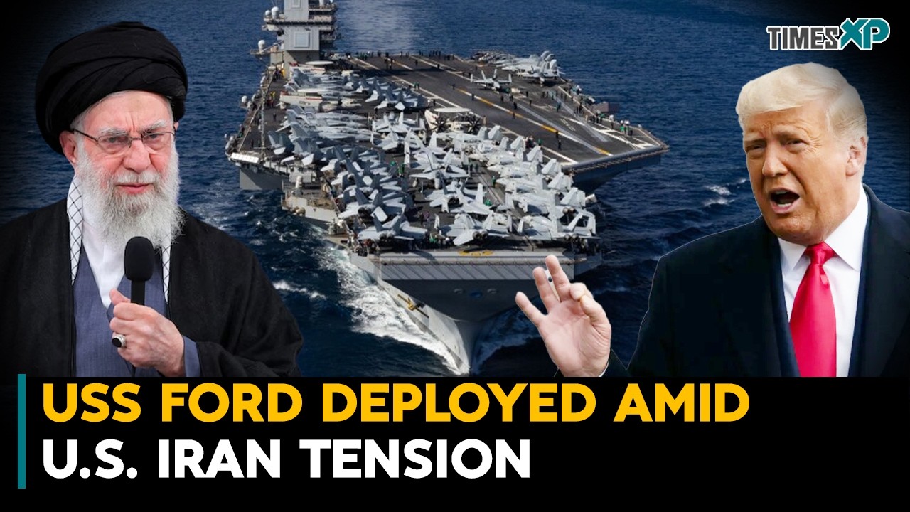 USS Ford Deployed Amid U.S.-Iran Tensions| Iran-Israel War
