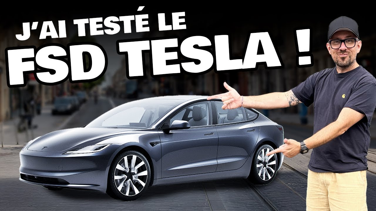 Tesla FSD : j'ai essayé la conduite autonome Tesla dans les rues de Bordeaux
