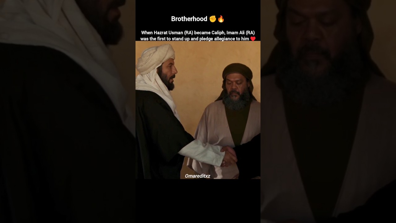 When Imam Ali (RA) pledge allegiance to Usman (RA) &hearts;️ #shorts #history #islamichistory