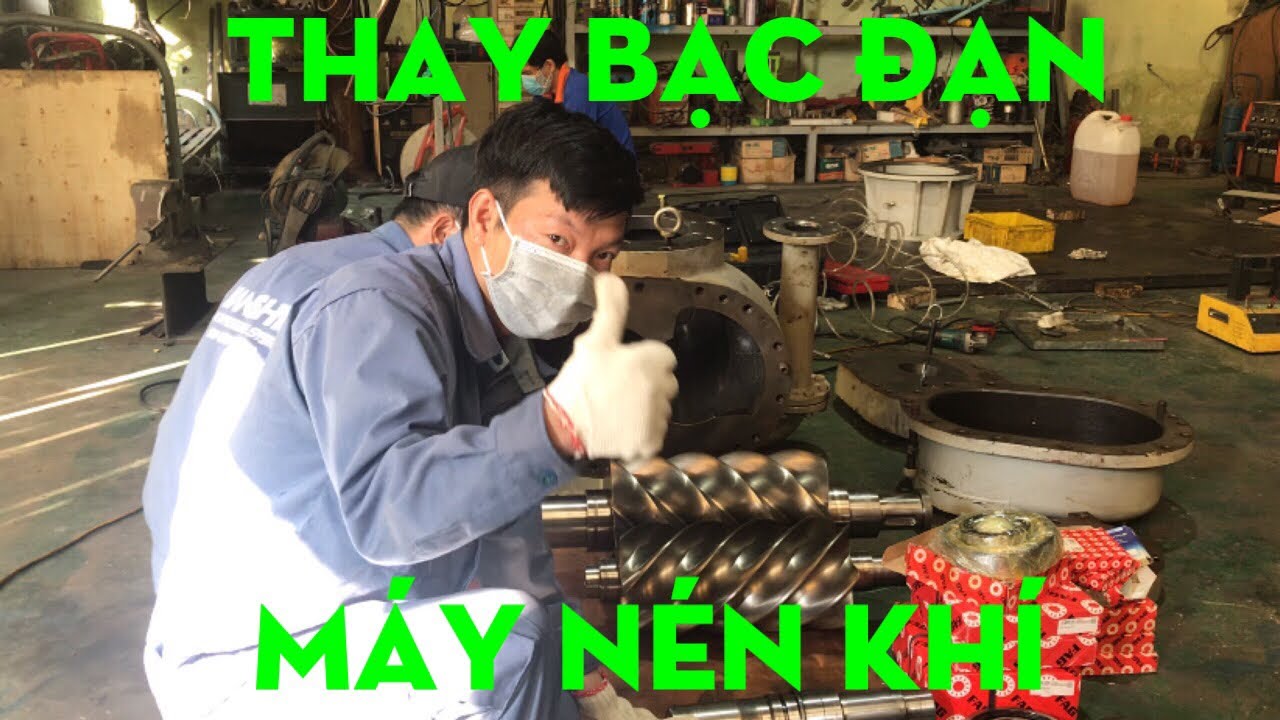 Sửa-chữa-máy-nén-khí-trục-vít (screw air compressor repain) phần 2 