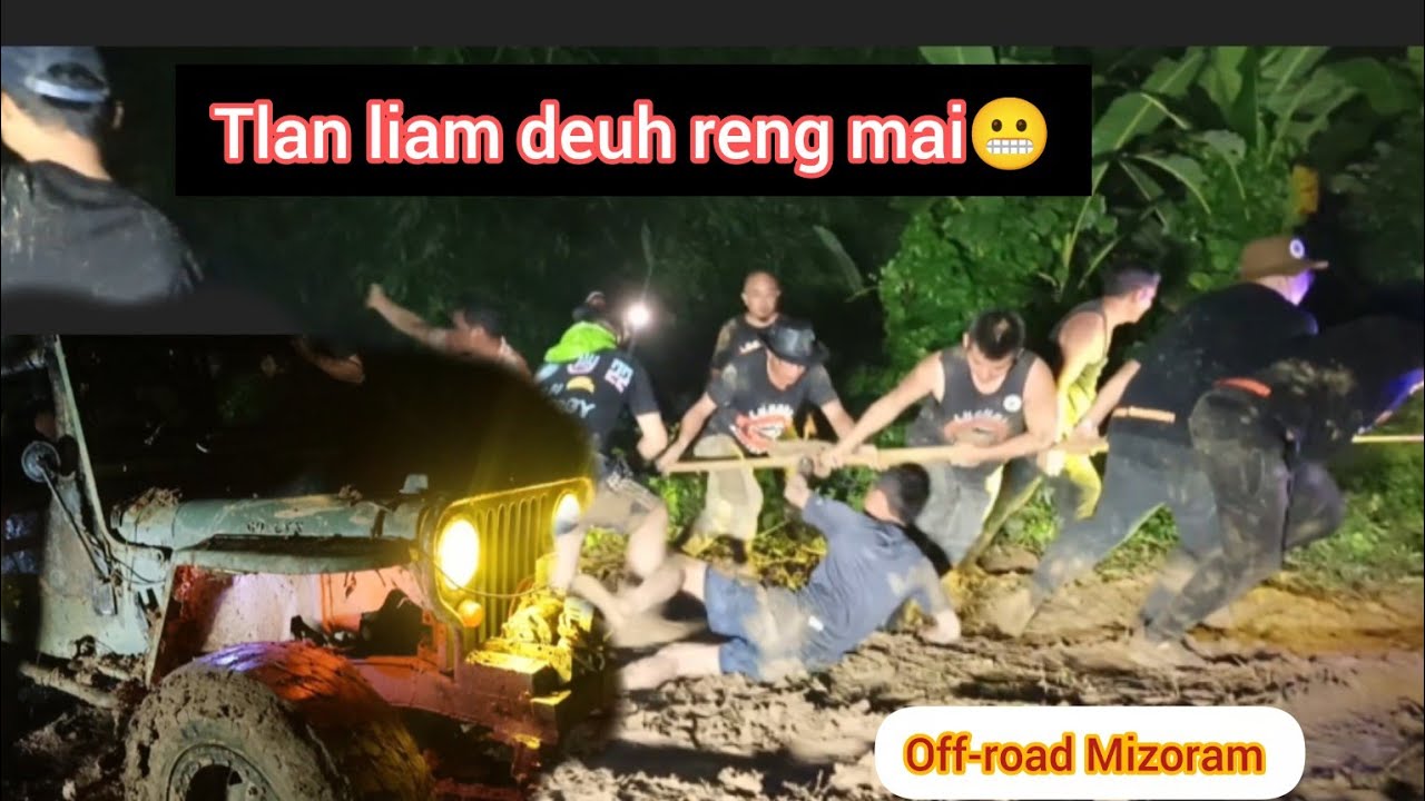 Hmanlai Jeep nge nge chu🔥 || Lushai Offroaders Iday ride ||Jeep, Invader,Thar,Bolero,Gypsy Off-road 