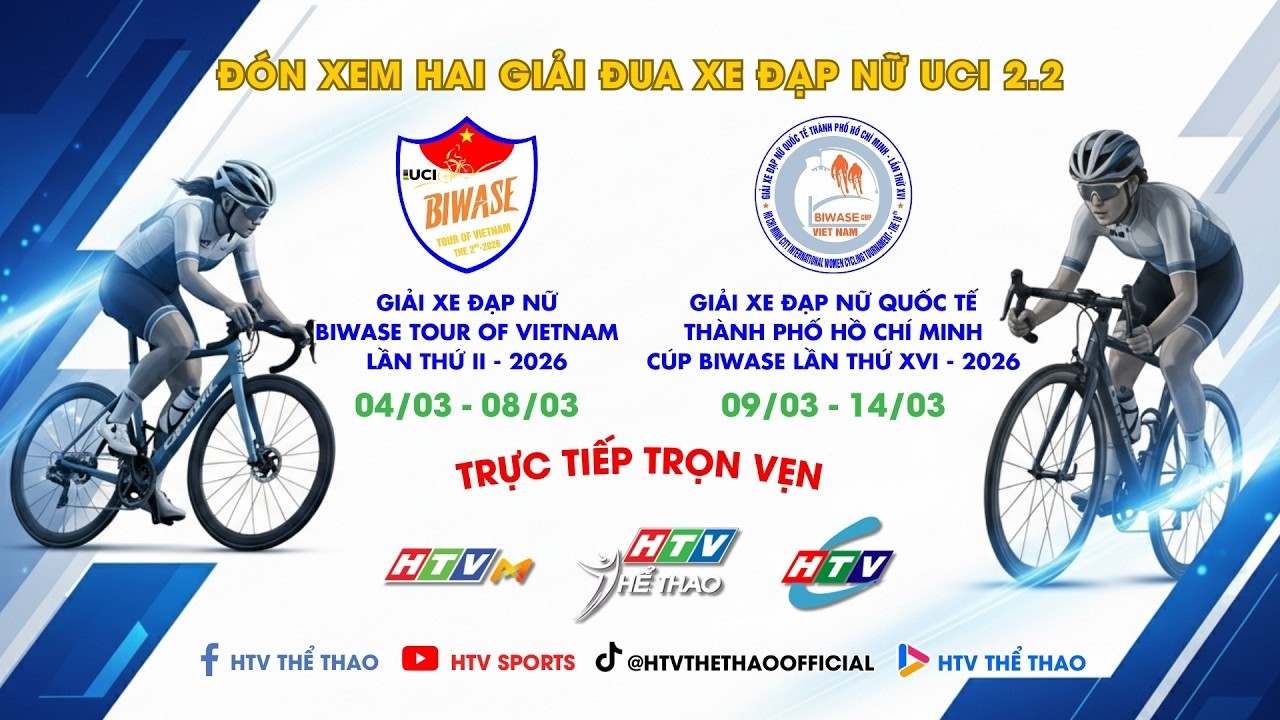 🔴 LIVE CHẶNG 3 | DẦU GIÂY - BẢO LỘC | GIẢI XE ĐẠP NỮ BIWASE TOUR OF VIỆT NAM LẦN II - 2026
