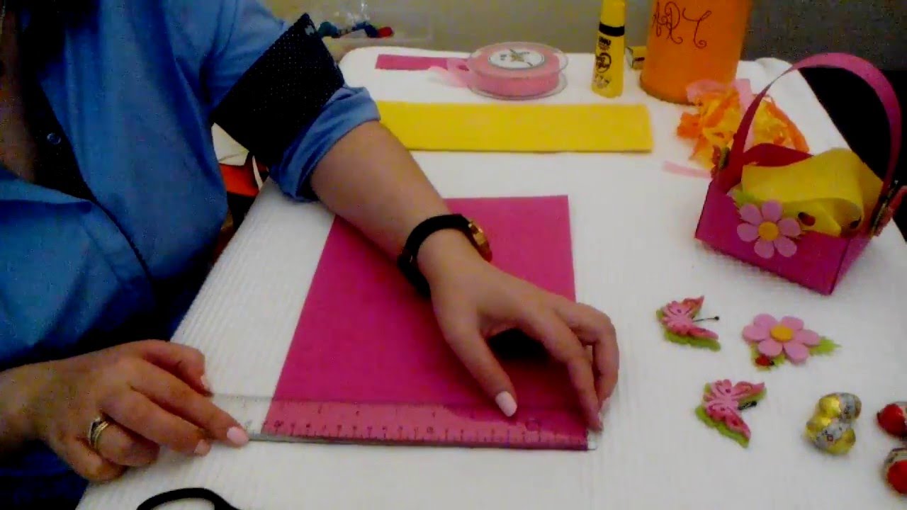 Πασχαλινό καλαθάκι χωρις πατρον!! Crafts for kids by Georgia