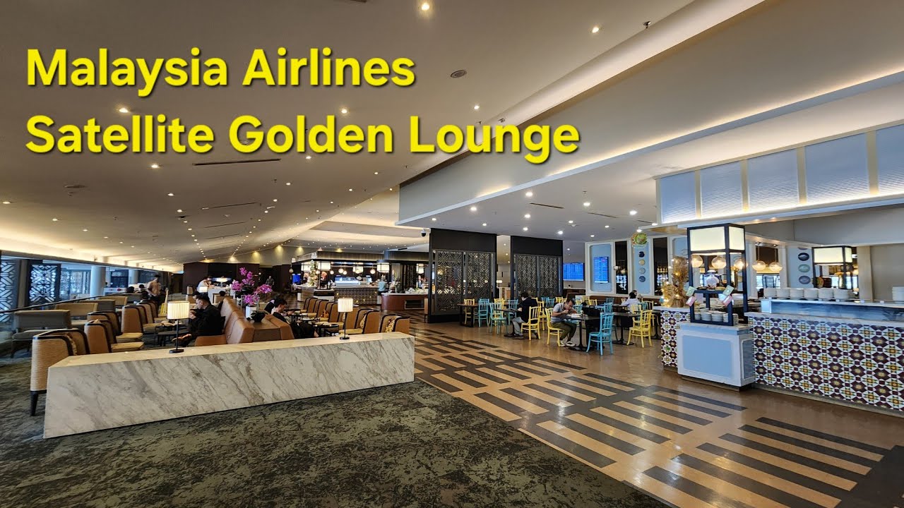 Malaysia Airline Satellite Golden Lounge Kuala Lumpur International Airport Terminal 1 T1 KLIA1