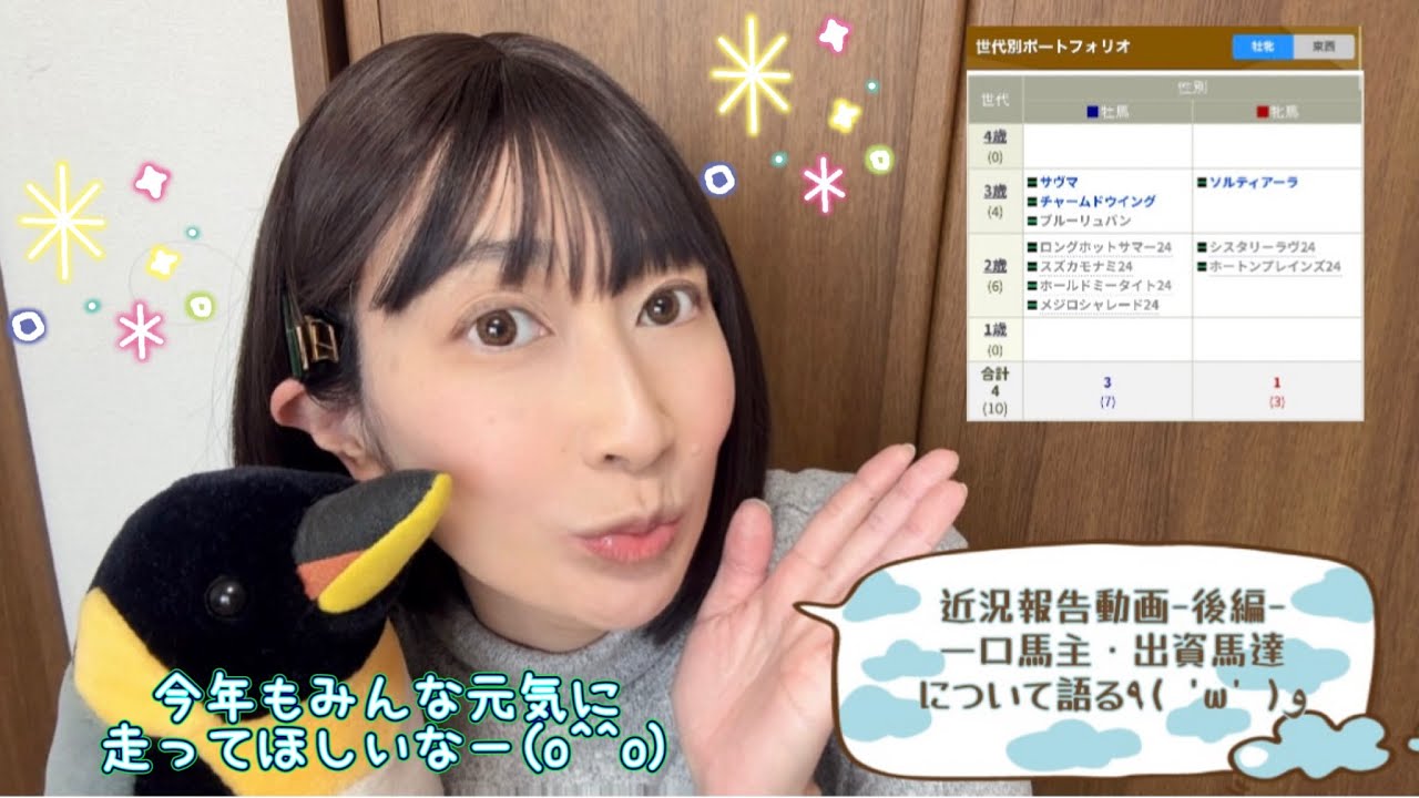 【近況報告/後編】今回は一口馬主＆出資馬について語らせて頂きます٩( 'ω' )و