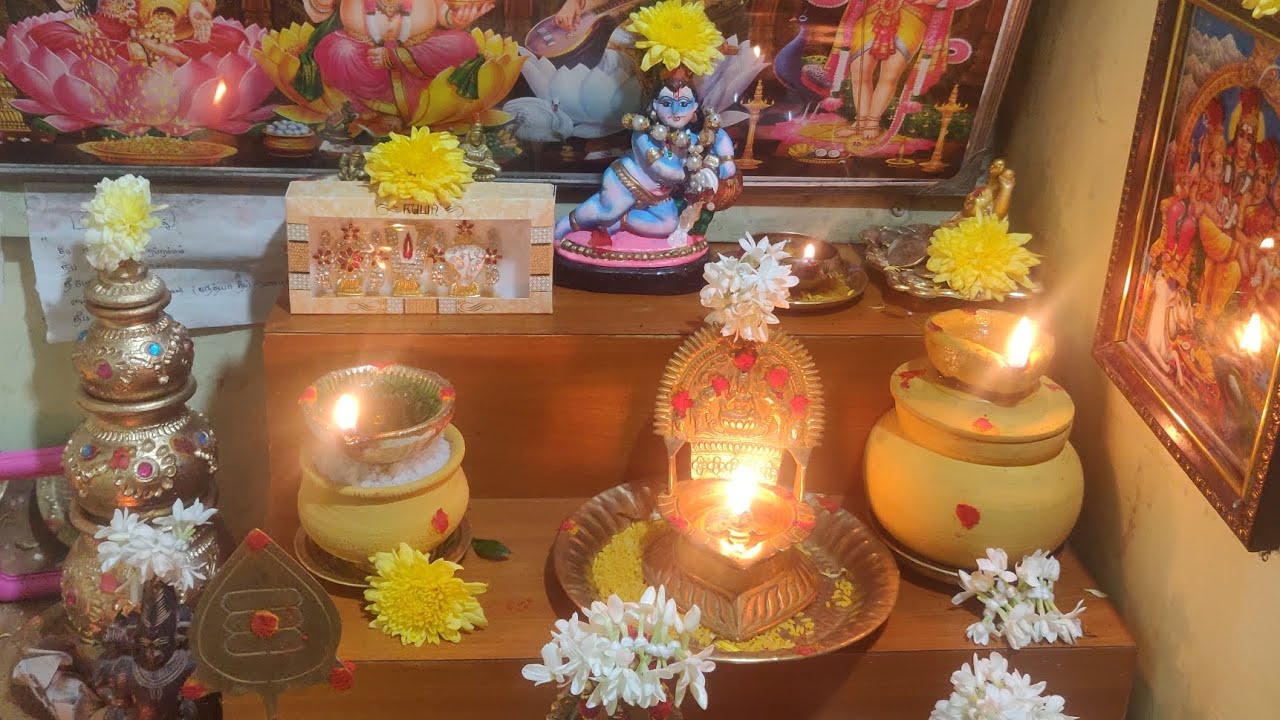 # simple Poojai routine #