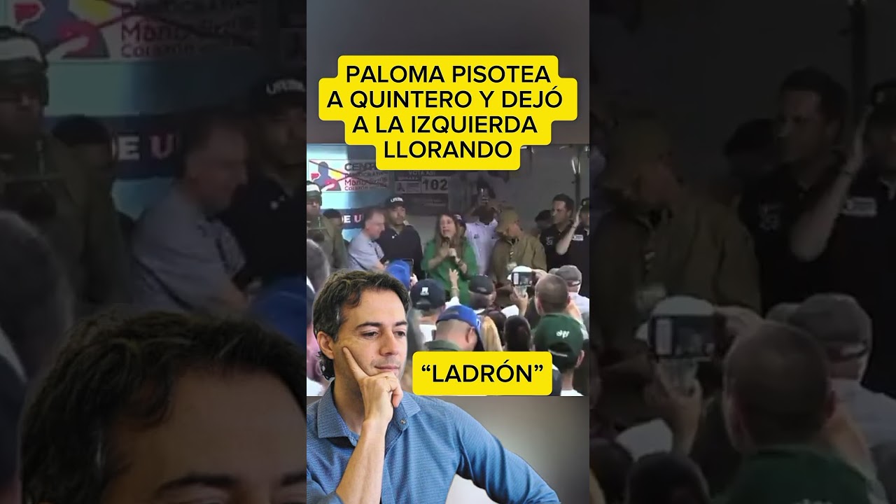 Paloma arrastr&oacute; a Daniel Quintero en Medell&iacute;n #politica #noticia #uribe #elecciones #petro #eeuu