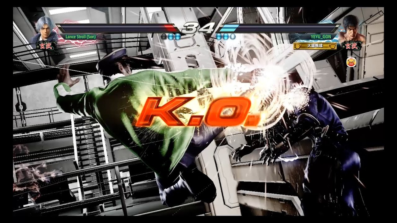 鐵拳戰記 Tekken 7 Law 洛 VS Lee Chaolan 李超狼
