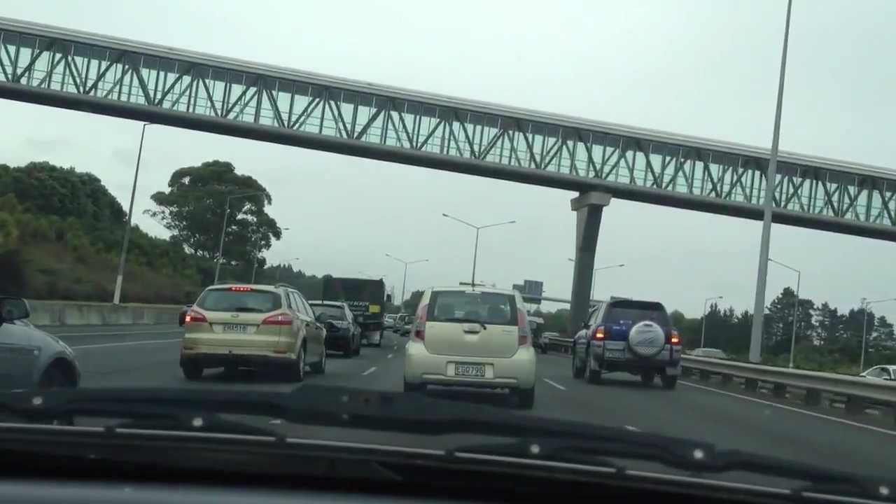 Driving Auckland City to Glenfield