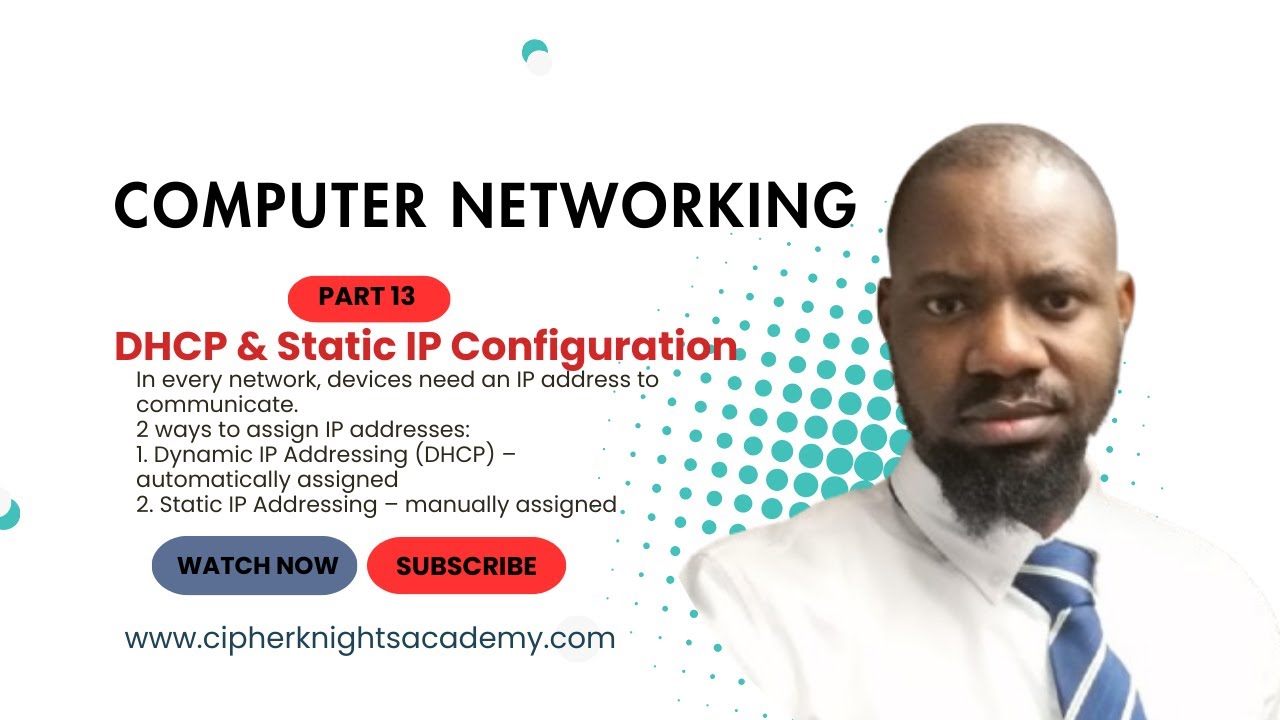Part 13, DHCP vs Static IP Explained | Router as DHCP Server | Cisco CCNA Packet Tracer