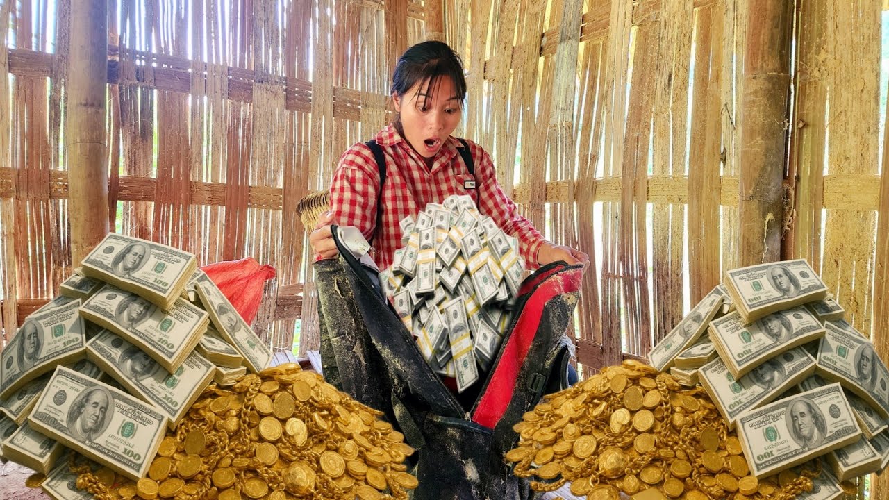 A poor single mother found tens of millions of dollars in a box in an abandoned house