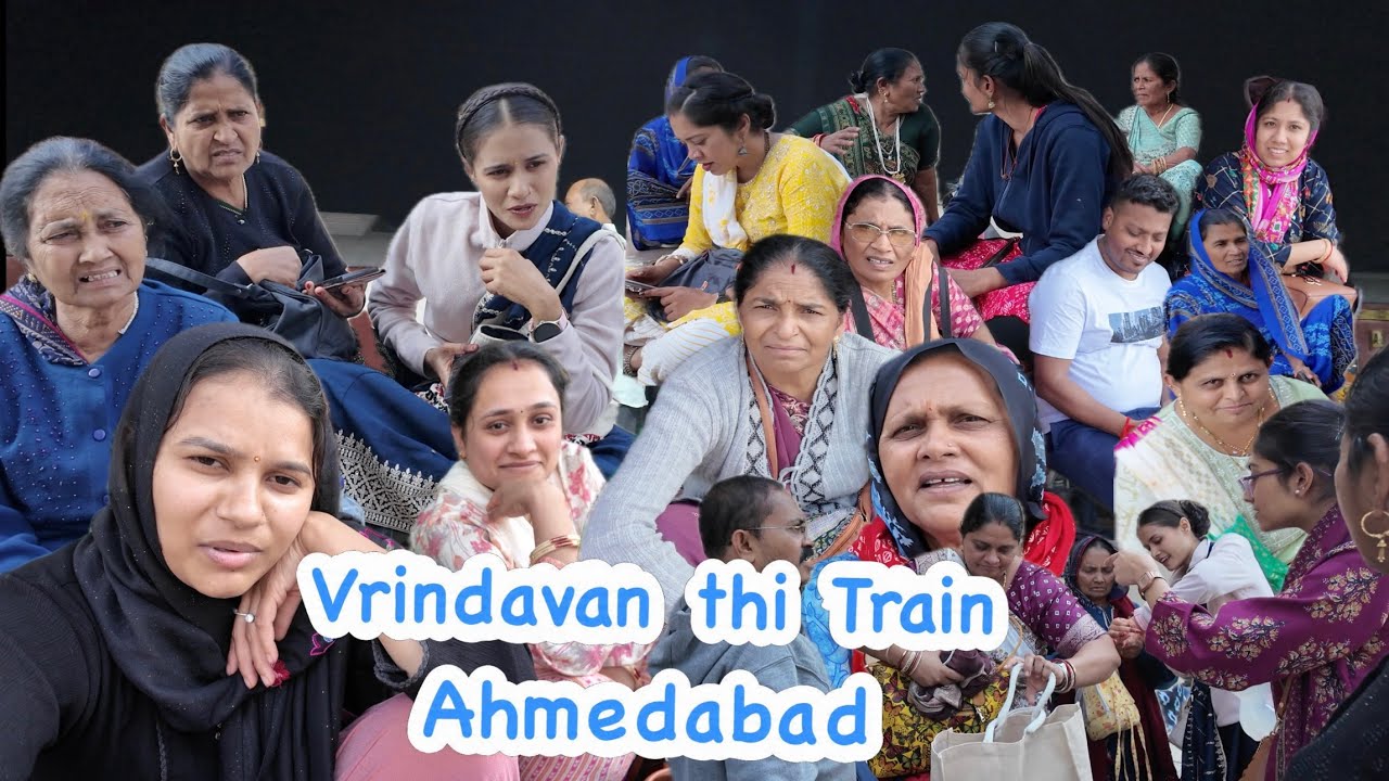 Vrindavan thi Train Ahmedabad ll Sabarmati train ll Jignesh Dada Katha //@prafulc9815 #prafulc 