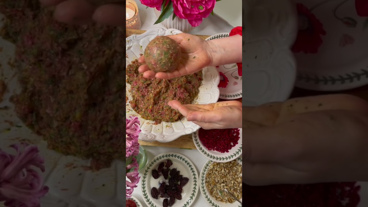 Delicious Iranian Meatballs - Kofta Recipe! Full Video In The Comments!
