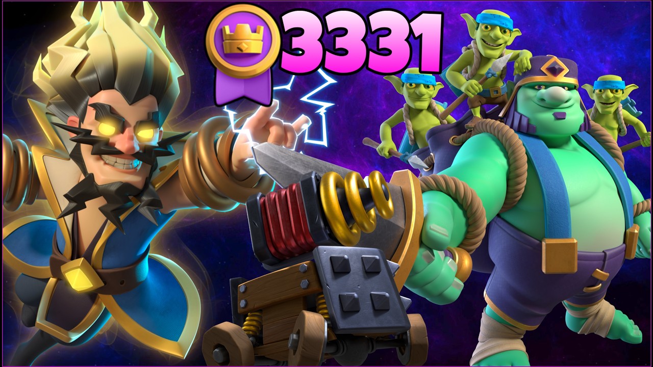 3331🥇 with Goblin Giant Sparky Deck.!