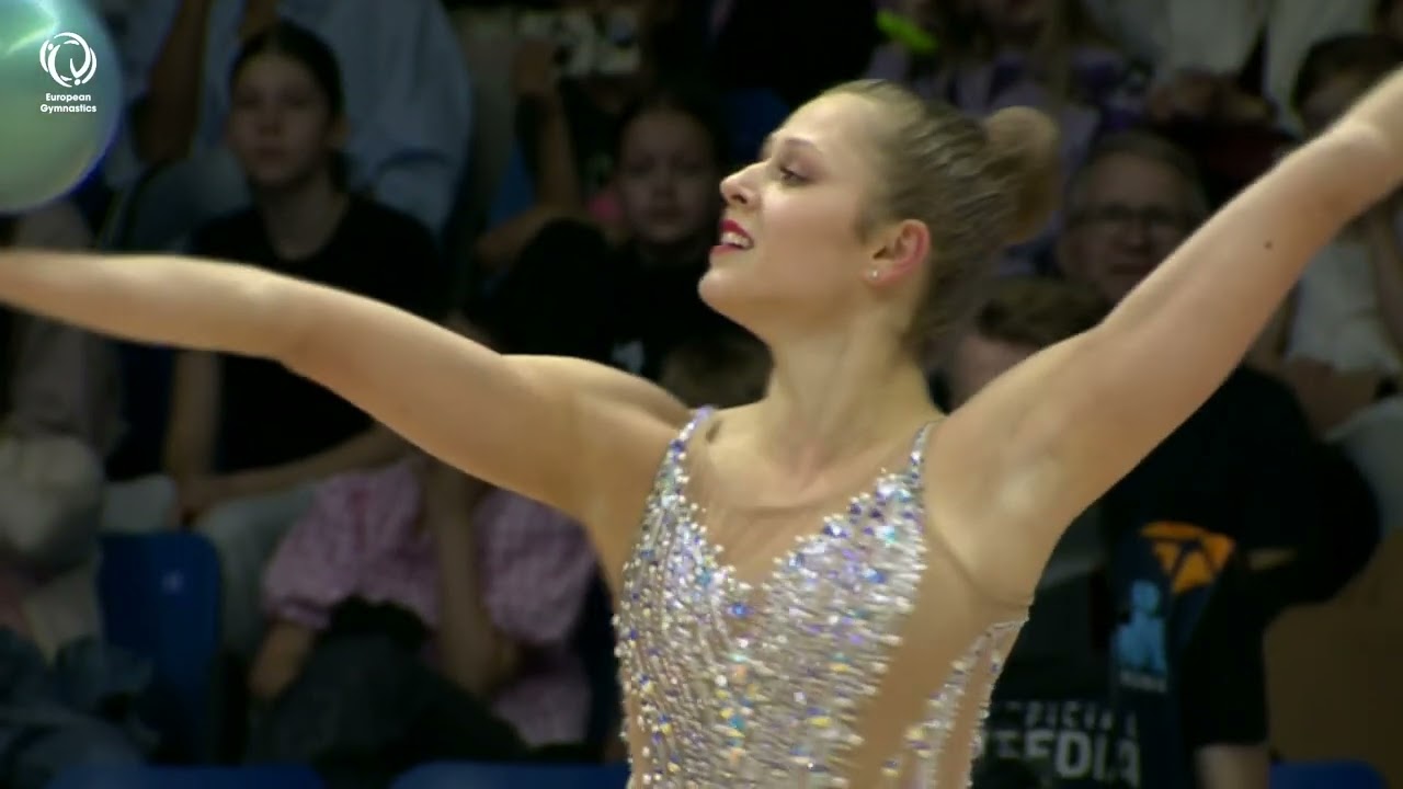 Anastasia SIMAKOVA (GER) - 2025 Rhythmic European silver medallist, Ball