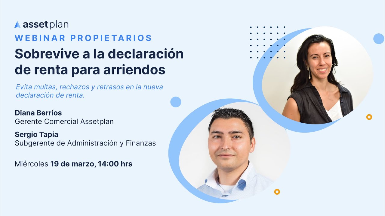Webinar Operación Renta SII: Sobrevive a la Declaración de Renta para arriendos