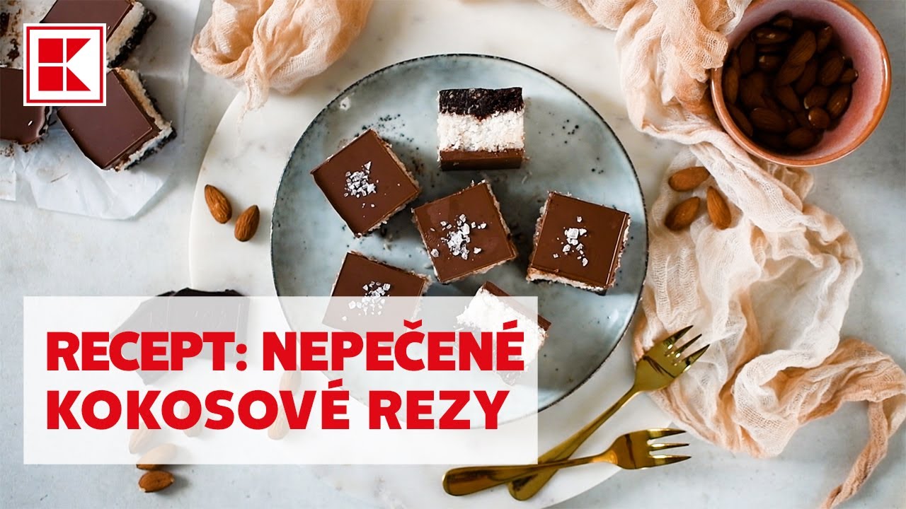 Recept: Nepečené kokosové rezy | Kaufland