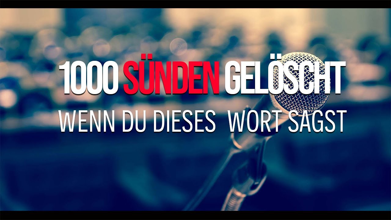 Allah ﷻ löscht 1000 Sünden wenn du dieses Wort sagst
