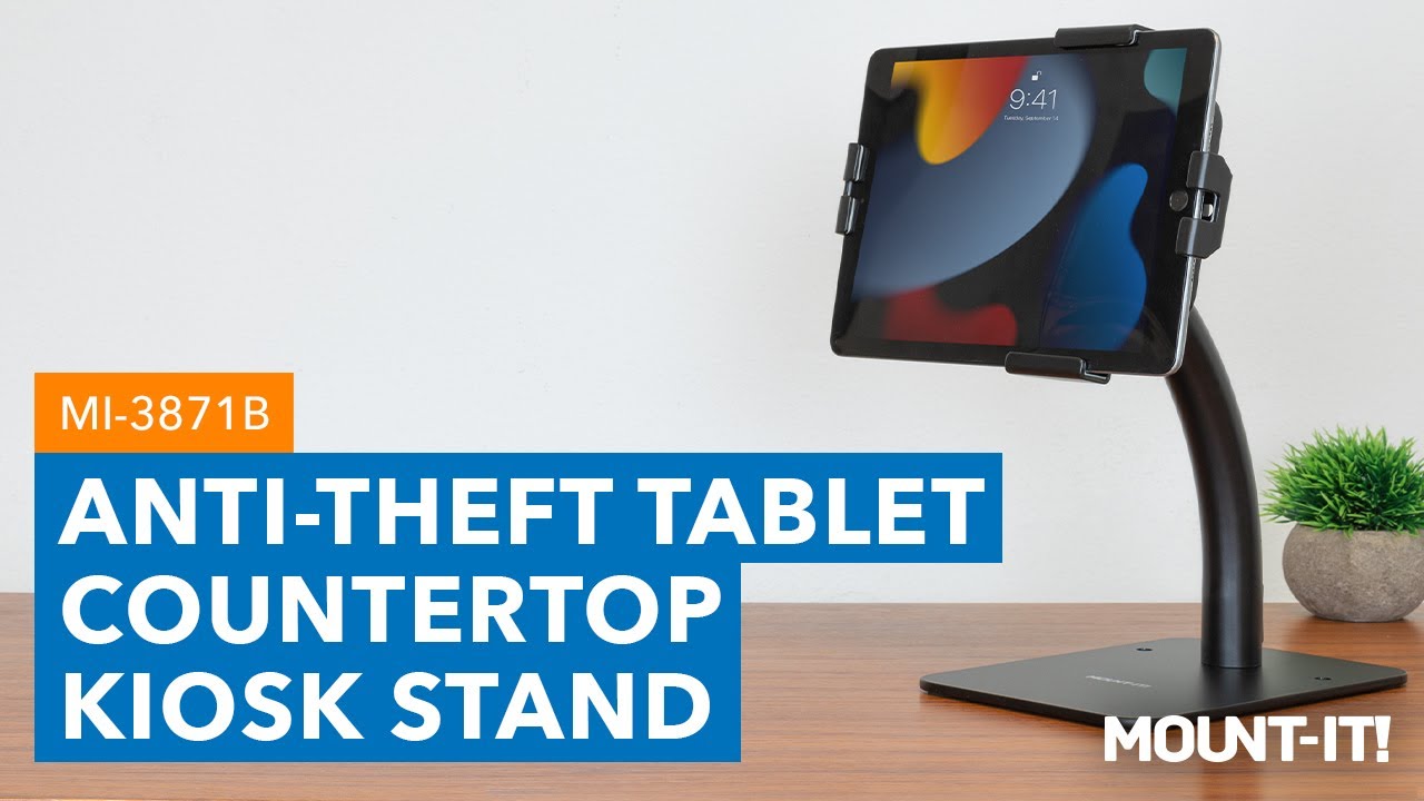 Anti-Theft Tablet Countertop Kiosk Stand | MI-3871B (Features)