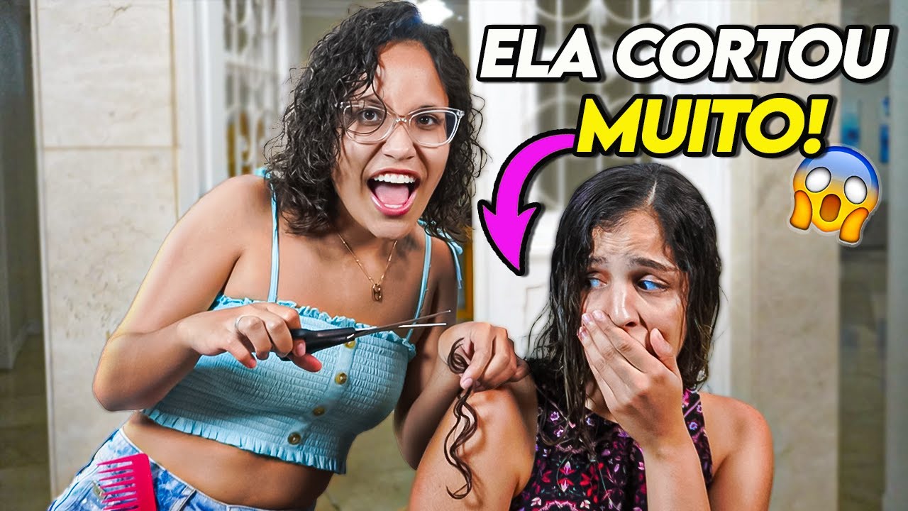 DEIXEI A RAFAELA BALTAR CORTAR O MEU CABELO E OLHA O QUE ELA FEZ