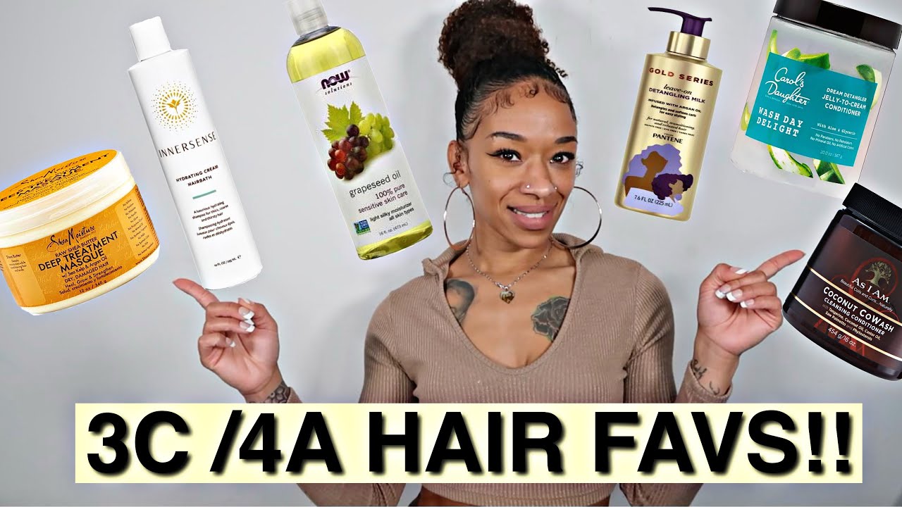 BEST hair PRODUCTS FOR 3C/4A NATURAL HAIR 2022| MOISTURIZING PRODUCTS FOR DRY HAIR