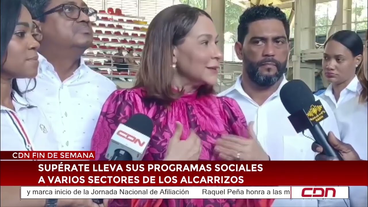 Supérate lleva sus programas sociales a varios sectores de Los Alcarrizos