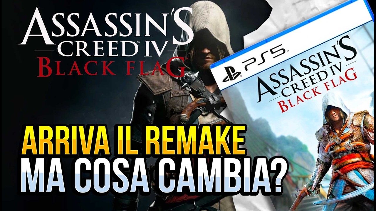 ASSASSIN'S CREED BLACK FLAG REMAKE la VERITÀ 🚨 Arriva Resynced