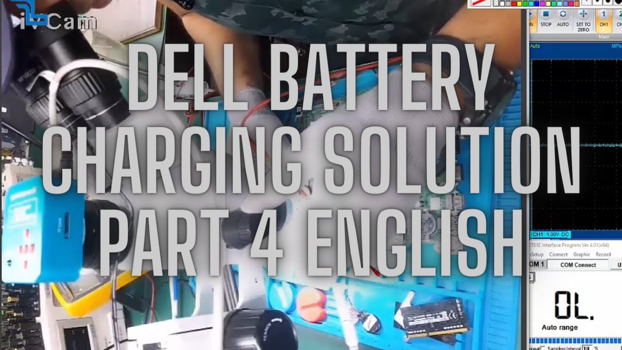 Dell Vegas Bat Charging | How to diagnose charging problem Eng Part 4| Chiplevel repairing training